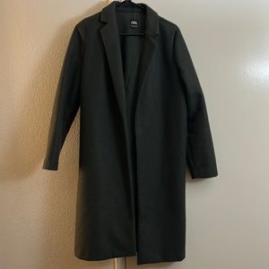 Zara green coat